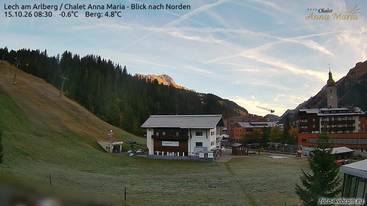 Archiv Foto Webcam Schlegelkopfareal, Lech