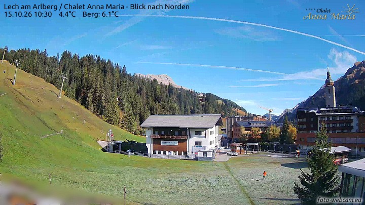 Archiv Foto Webcam Schlegelkopfareal, Lech