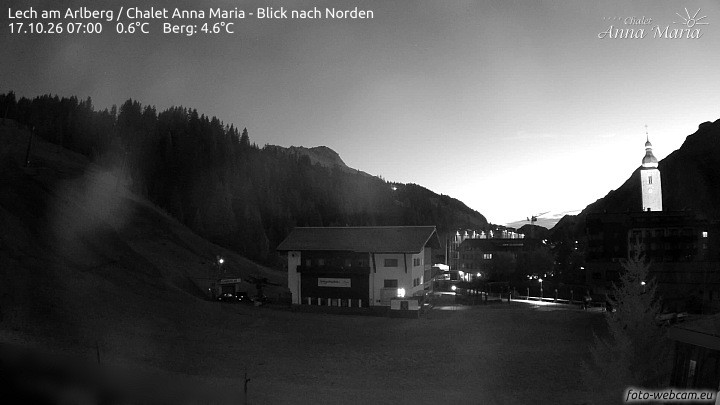 Archiv Foto Webcam Schlegelkopfareal, Lech
