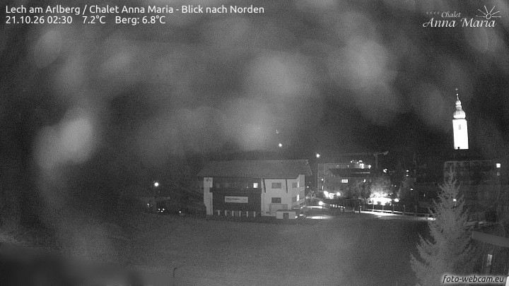 Archiv Foto Webcam Schlegelkopfareal, Lech