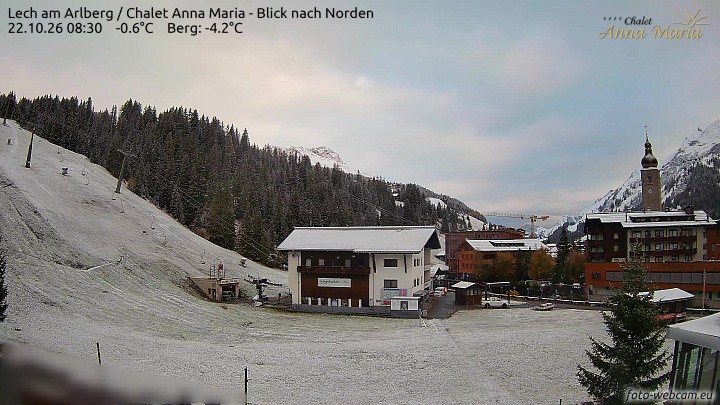 Archiv Foto Webcam Schlegelkopfareal, Lech