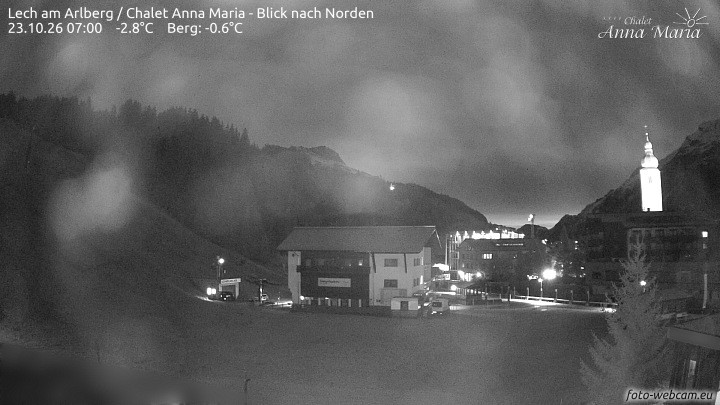 Archiv Foto Webcam Schlegelkopfareal, Lech