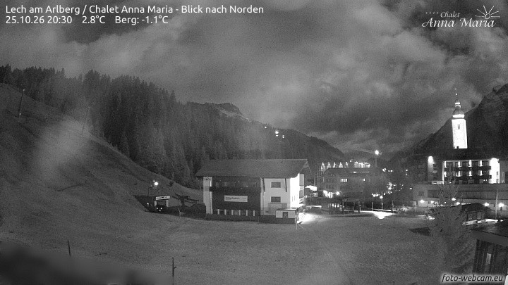 Archiv Foto Webcam Schlegelkopfareal, Lech