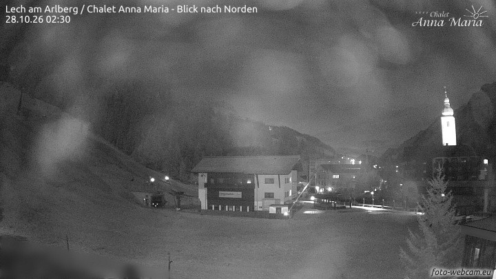 Archived image Webcam Lech (Chalet Anna Maria)