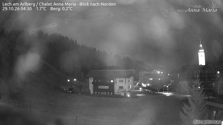 Archiv Foto Webcam Schlegelkopfareal, Lech