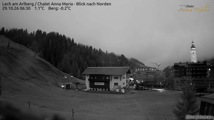 Archiv Foto Webcam Schlegelkopfareal, Lech