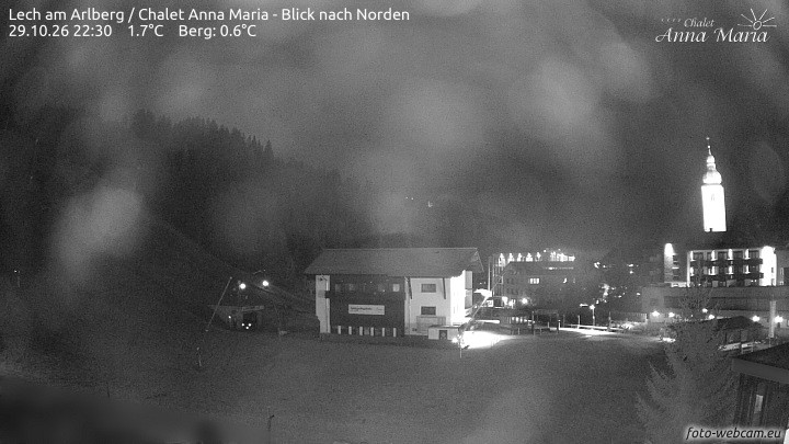 Archiv Foto Webcam Schlegelkopfareal, Lech