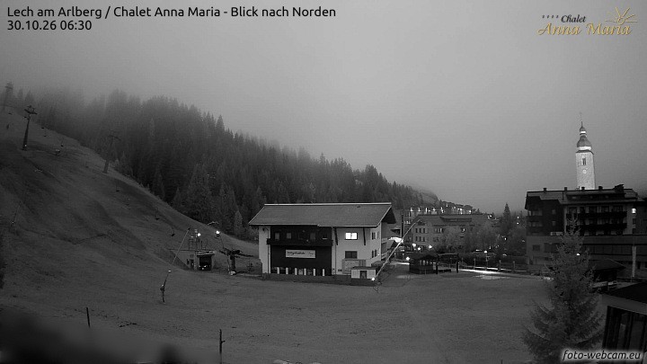 Archiv Foto Webcam Schlegelkopfareal, Lech