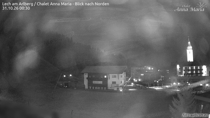Archived image Webcam Lech (Chalet Anna Maria)