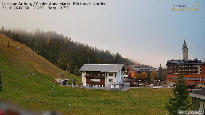 Archiv Foto Webcam Schlegelkopfareal, Lech