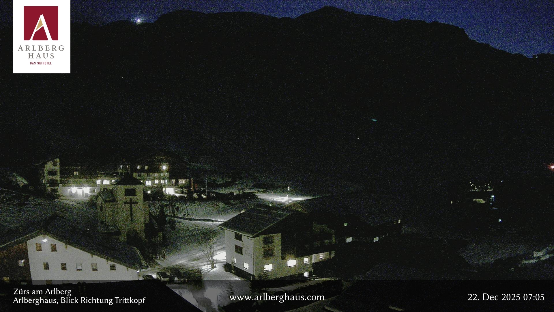 Archiv Foto Webcam Zürs: Hotel Arlberghaus