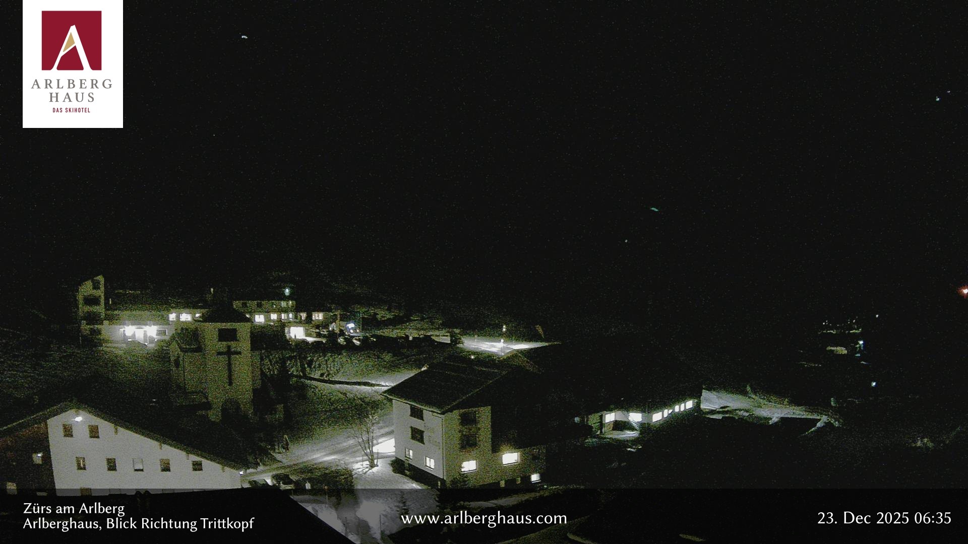 Archiv Foto Webcam Zürs: Hotel Arlberghaus