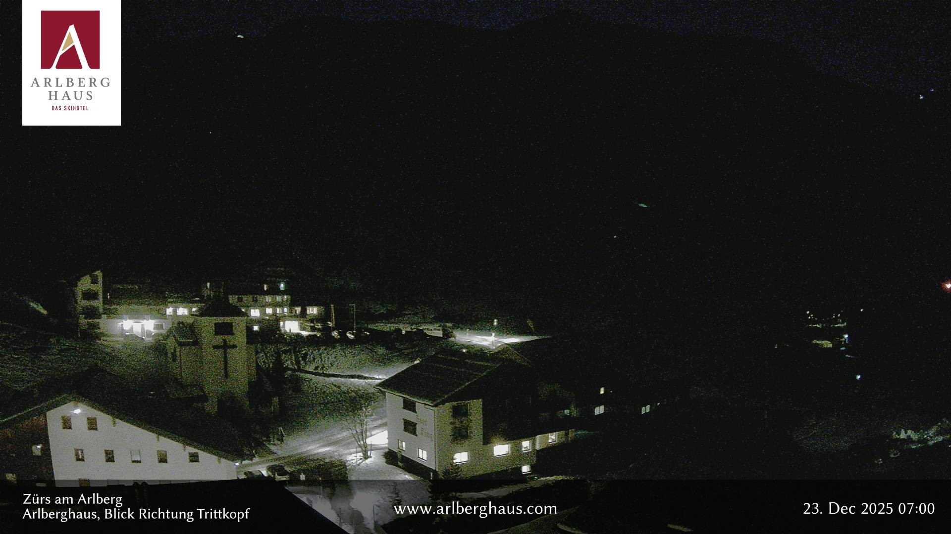 Archiv Foto Webcam Zürs: Hotel Arlberghaus
