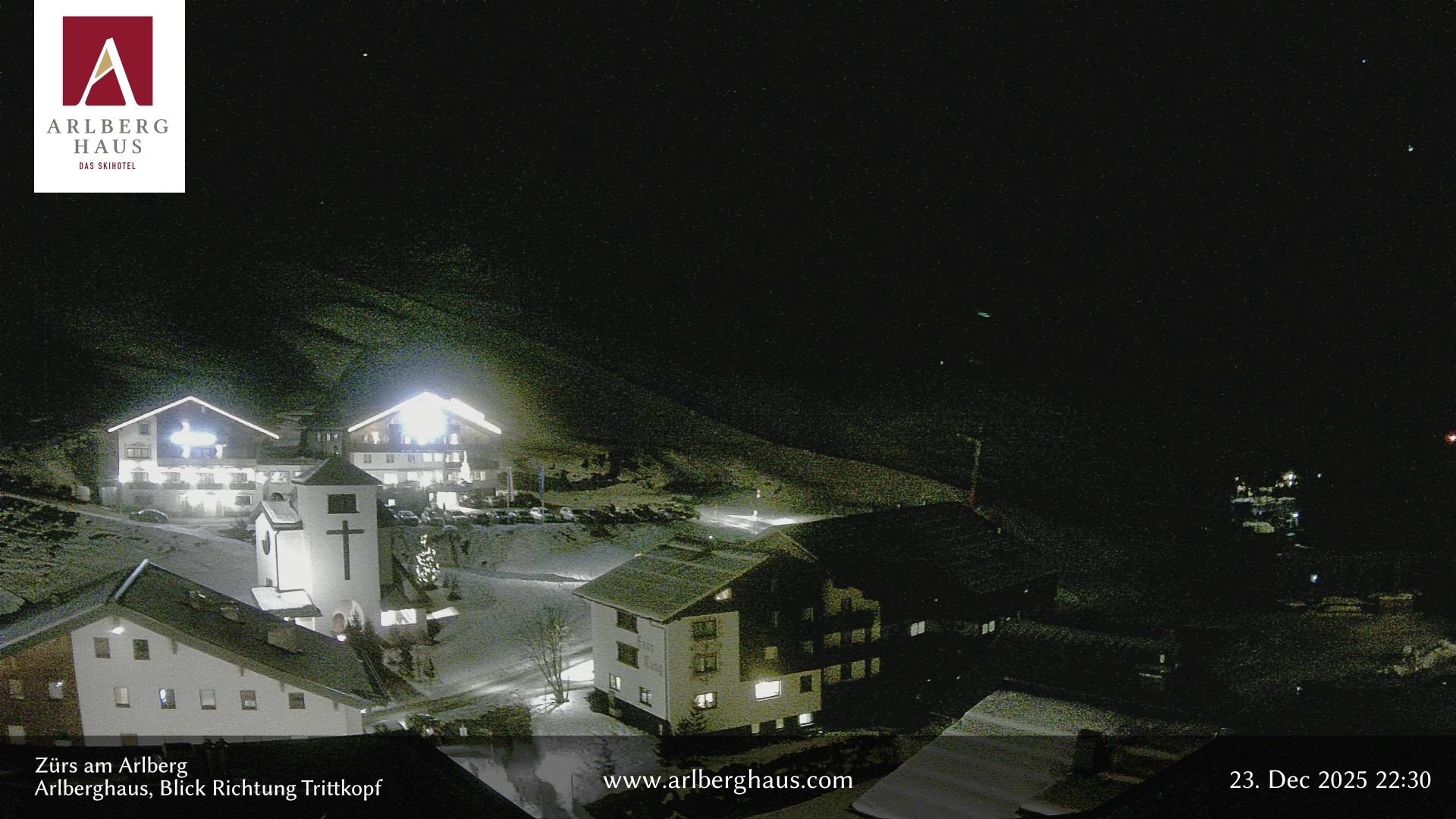 Archiv Foto Webcam Zürs: Hotel Arlberghaus