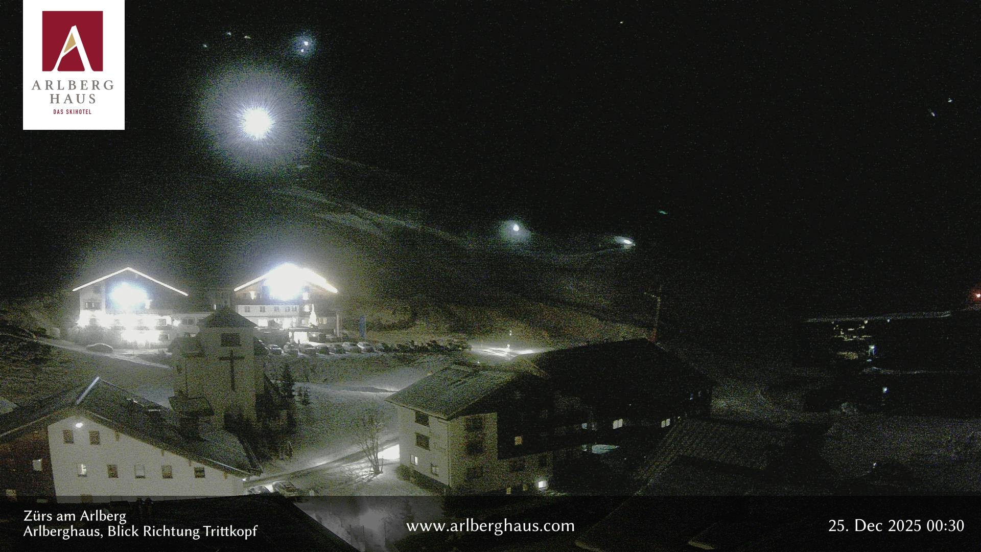Archiv Foto Webcam Zürs: Hotel Arlberghaus