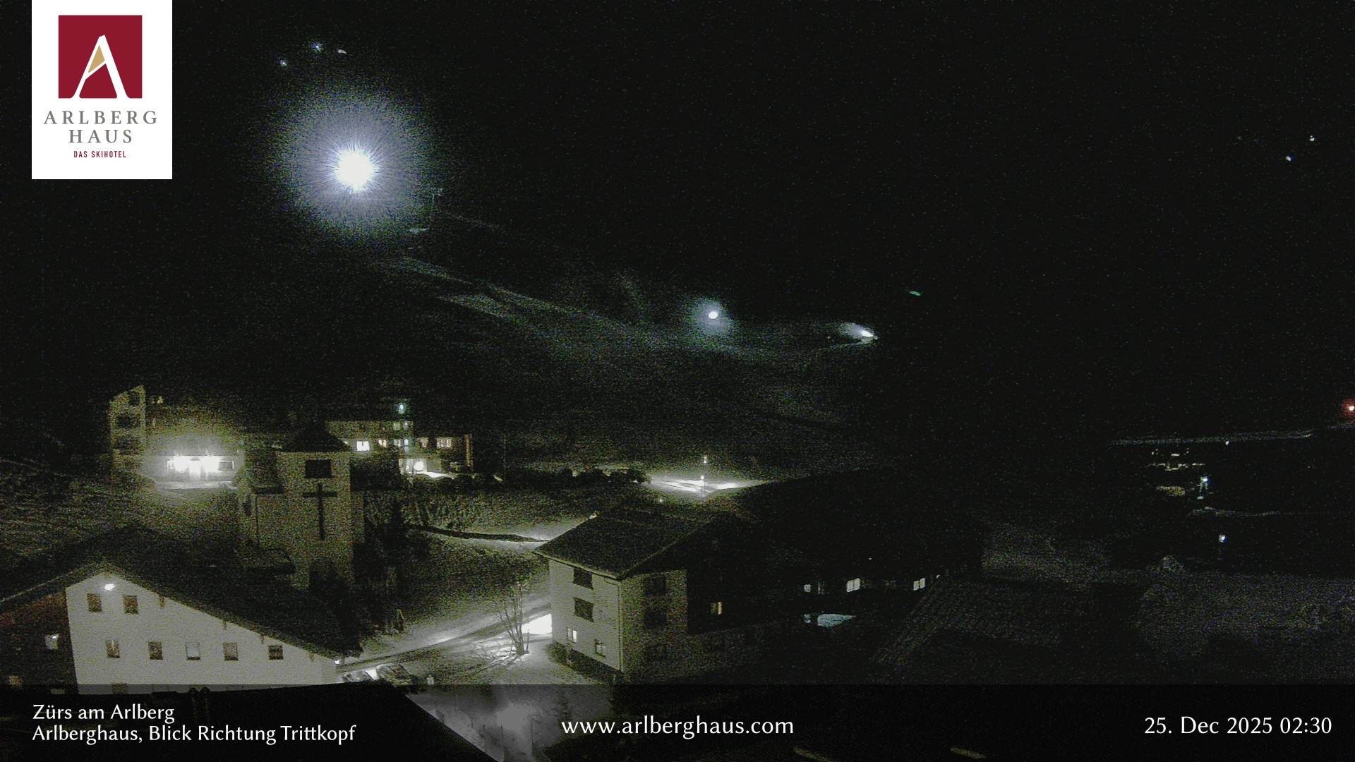 Archiv Foto Webcam Zürs: Hotel Arlberghaus