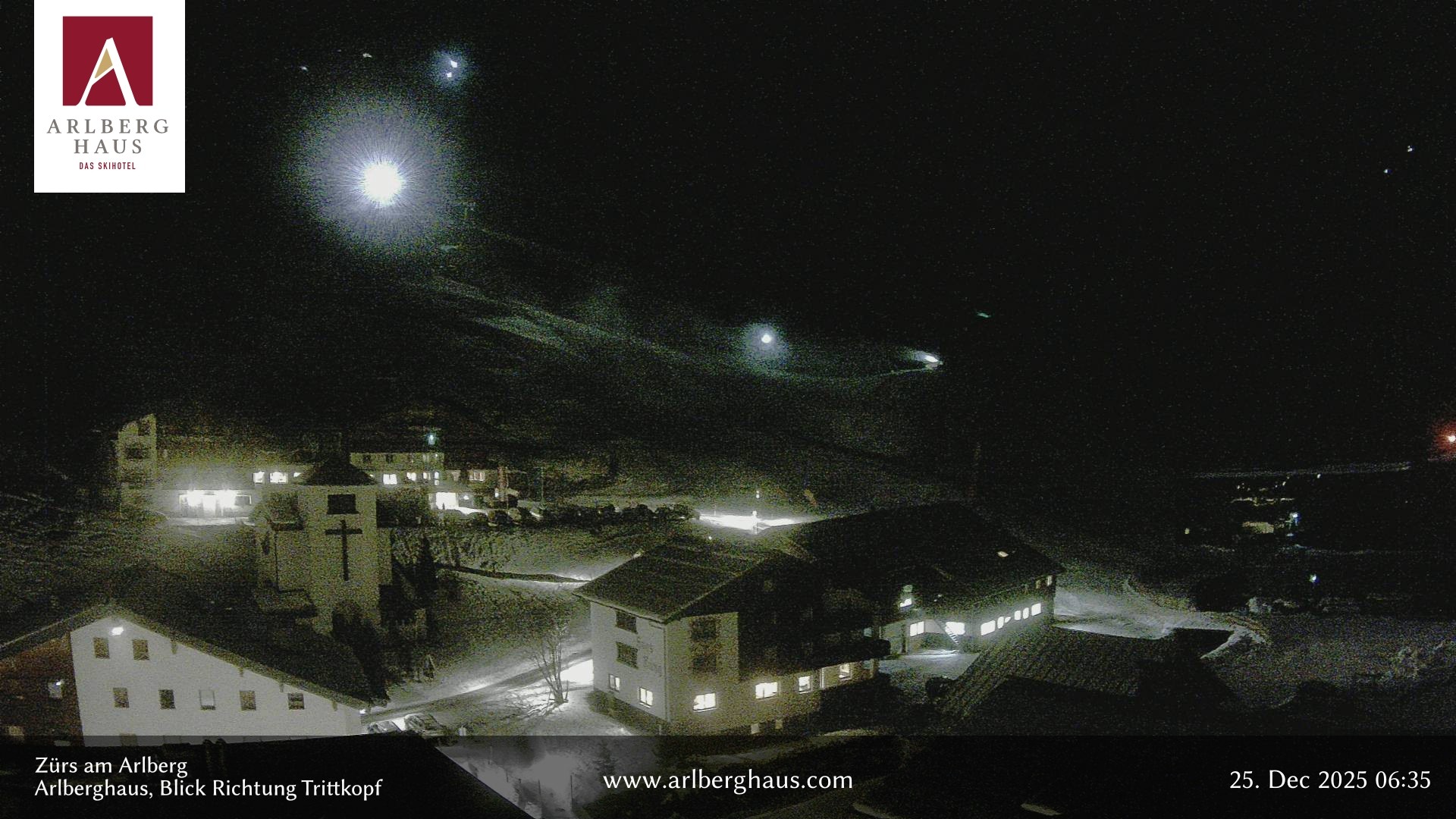Archiv Foto Webcam Zürs: Hotel Arlberghaus