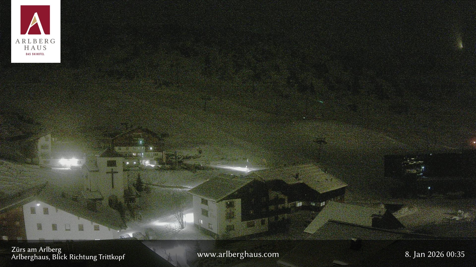 Archiv Foto Webcam Zürs: Hotel Arlberghaus