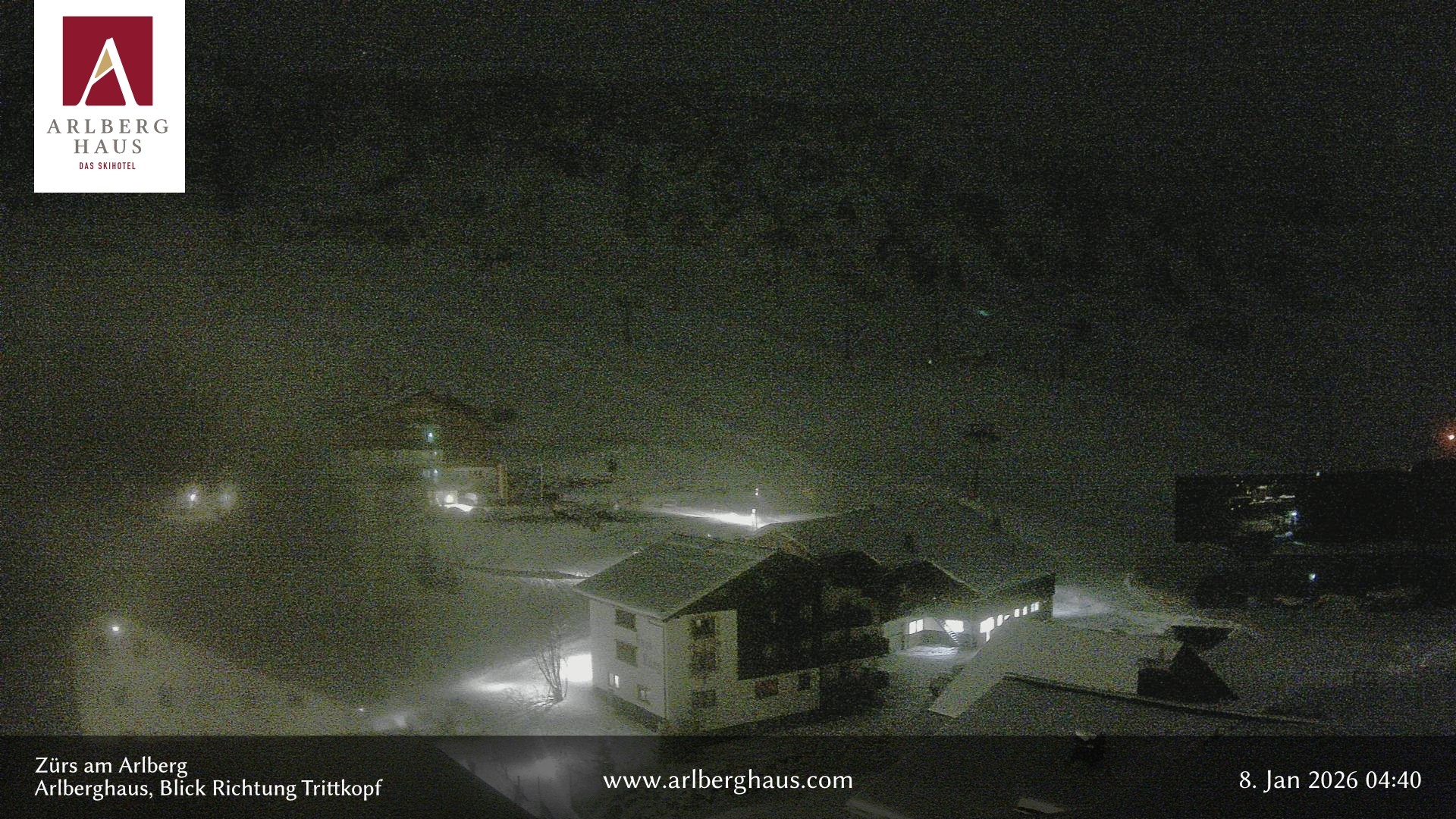 Archiv Foto Webcam Zürs: Hotel Arlberghaus