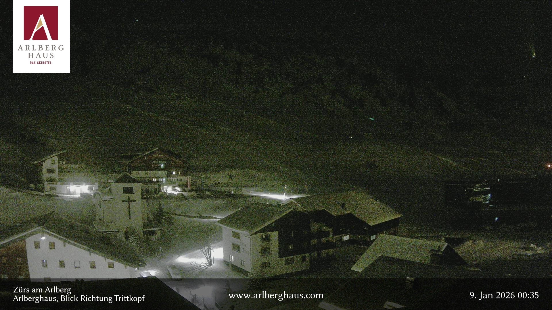 Archiv Foto Webcam Zürs: Hotel Arlberghaus