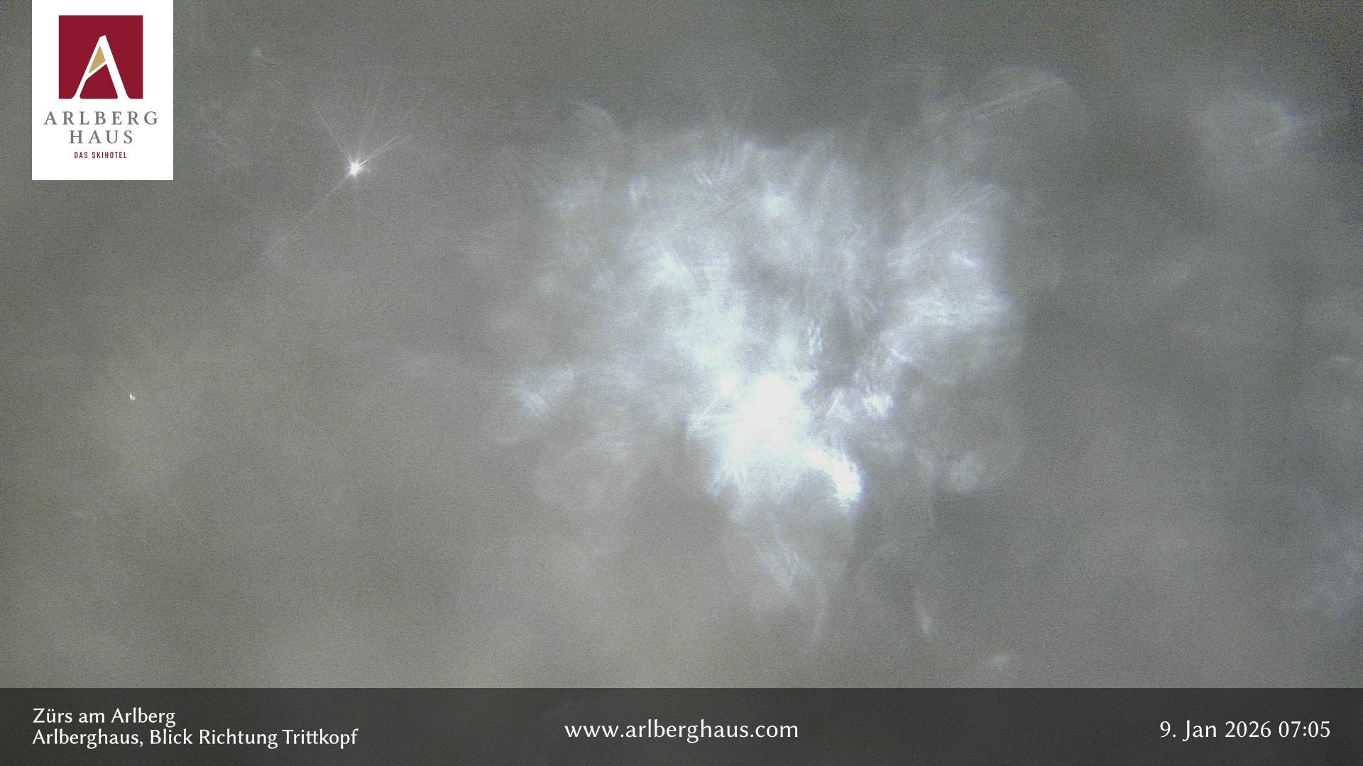 Archiv Foto Webcam Zürs: Hotel Arlberghaus
