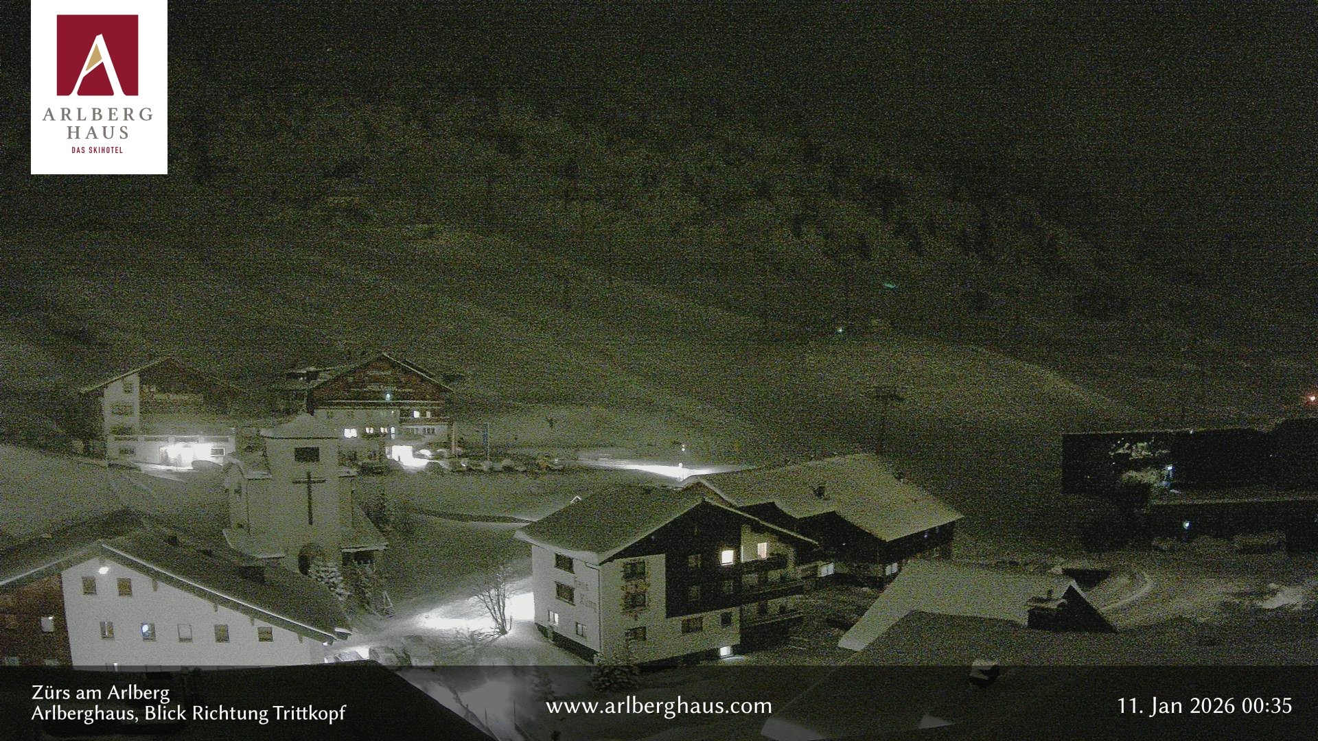 Archiv Foto Webcam Zürs: Hotel Arlberghaus
