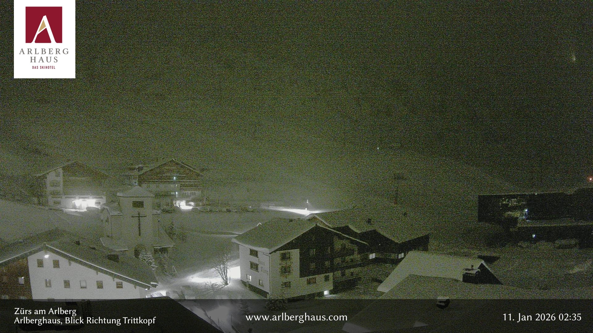 Archiv Foto Webcam Zürs: Hotel Arlberghaus