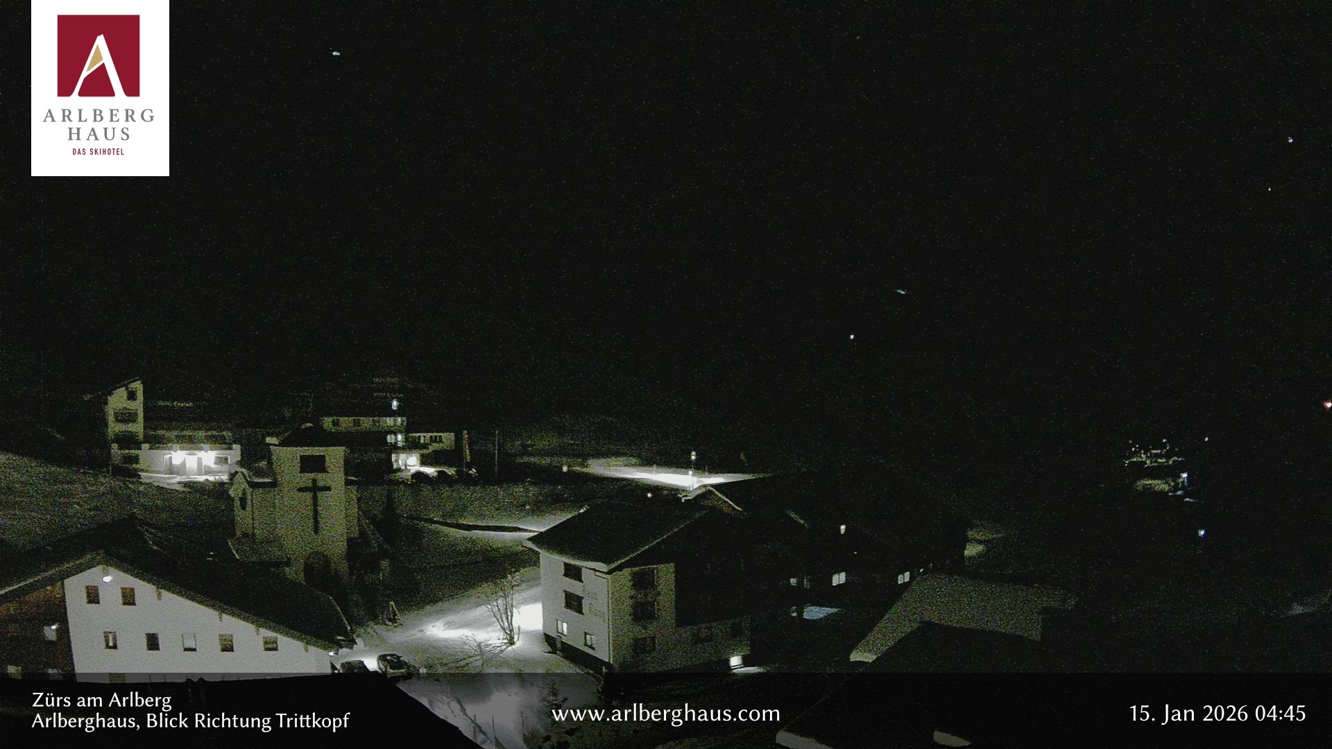 Archived image Webcam Arlberghaus at Zuers