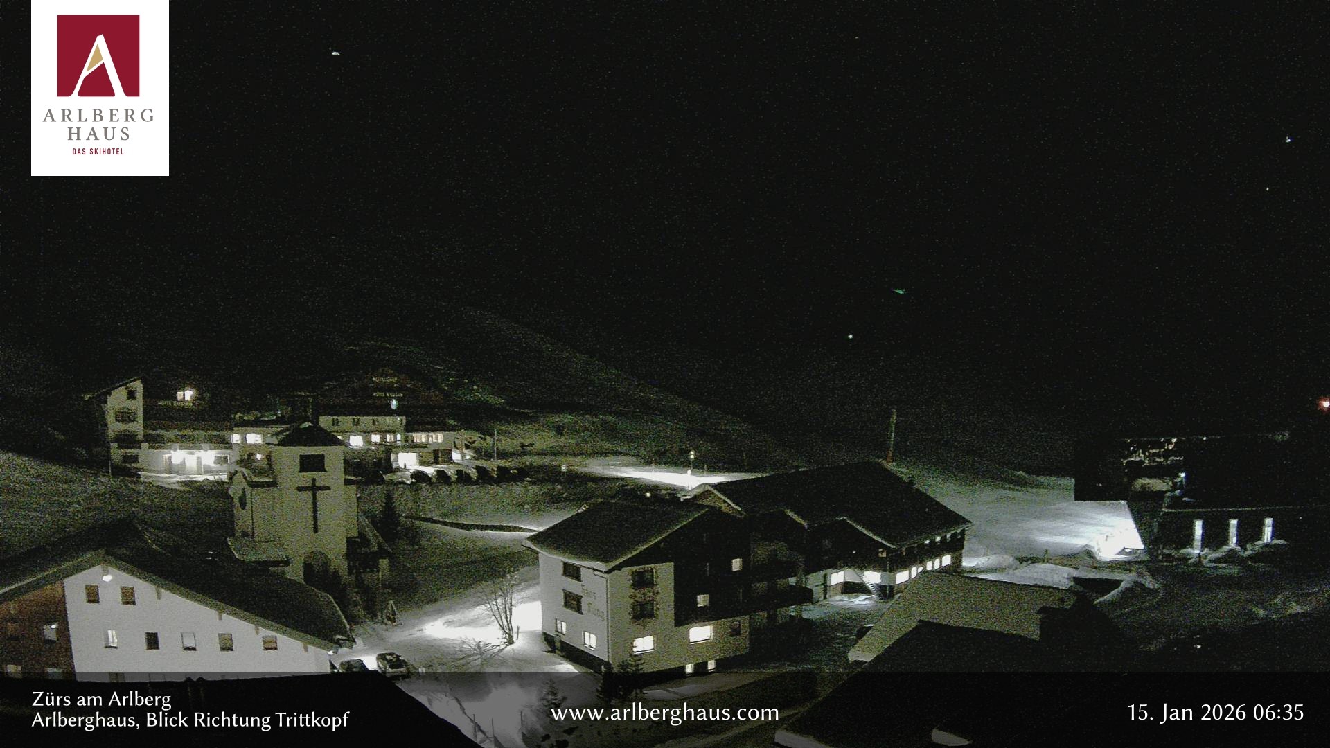 Archived image Webcam Arlberghaus at Zuers
