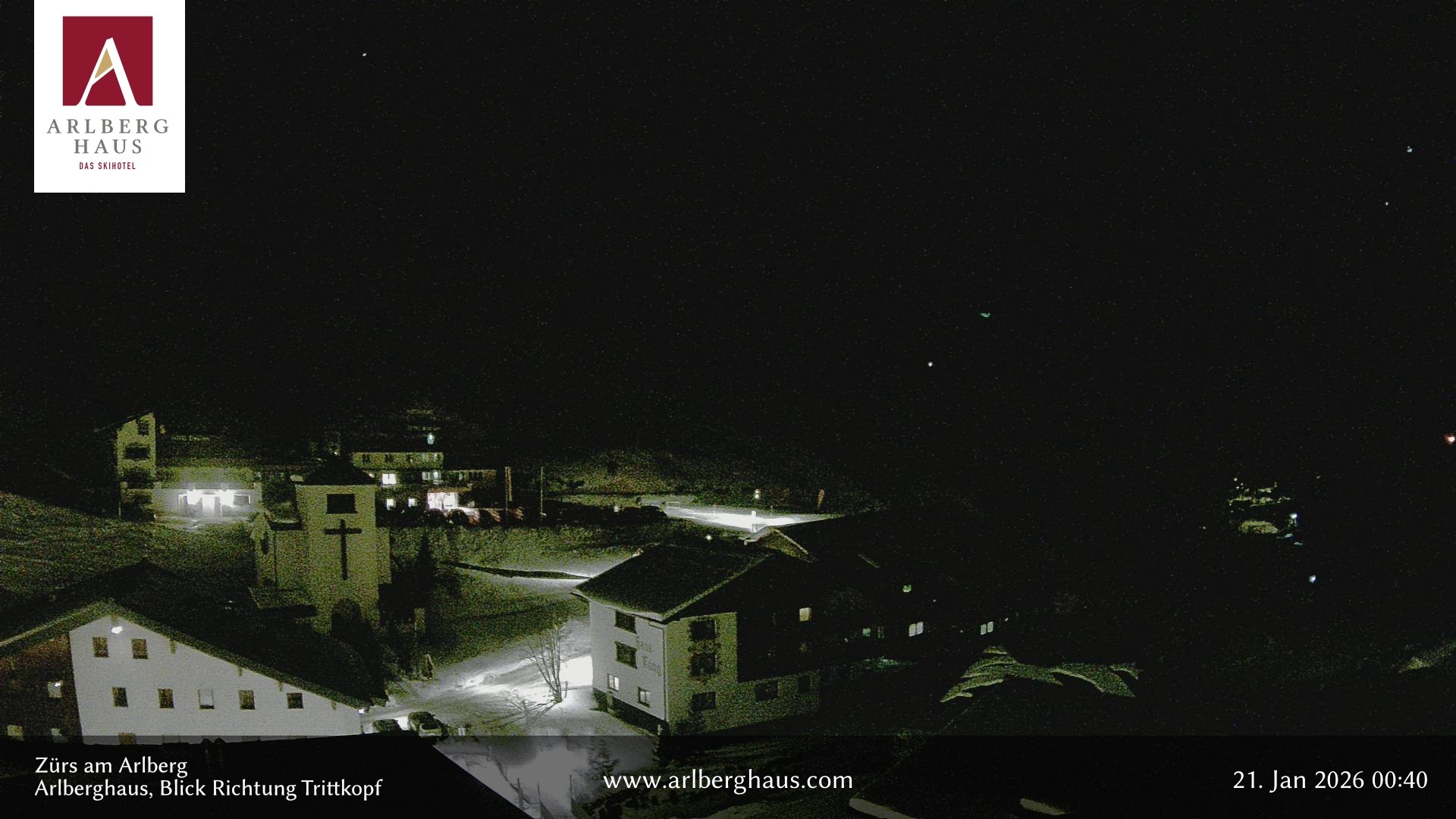 Archiv Foto Webcam Zürs: Hotel Arlberghaus