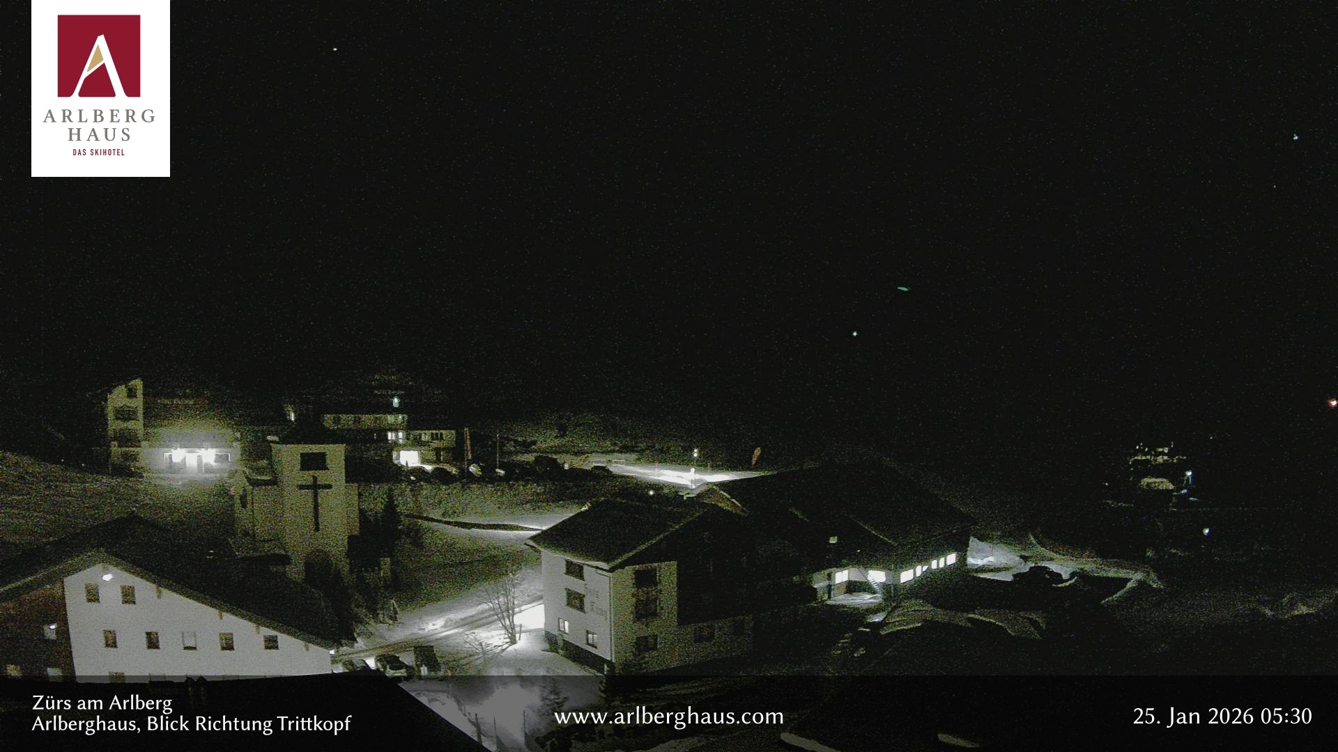 Archiv Foto Webcam Zürs: Hotel Arlberghaus