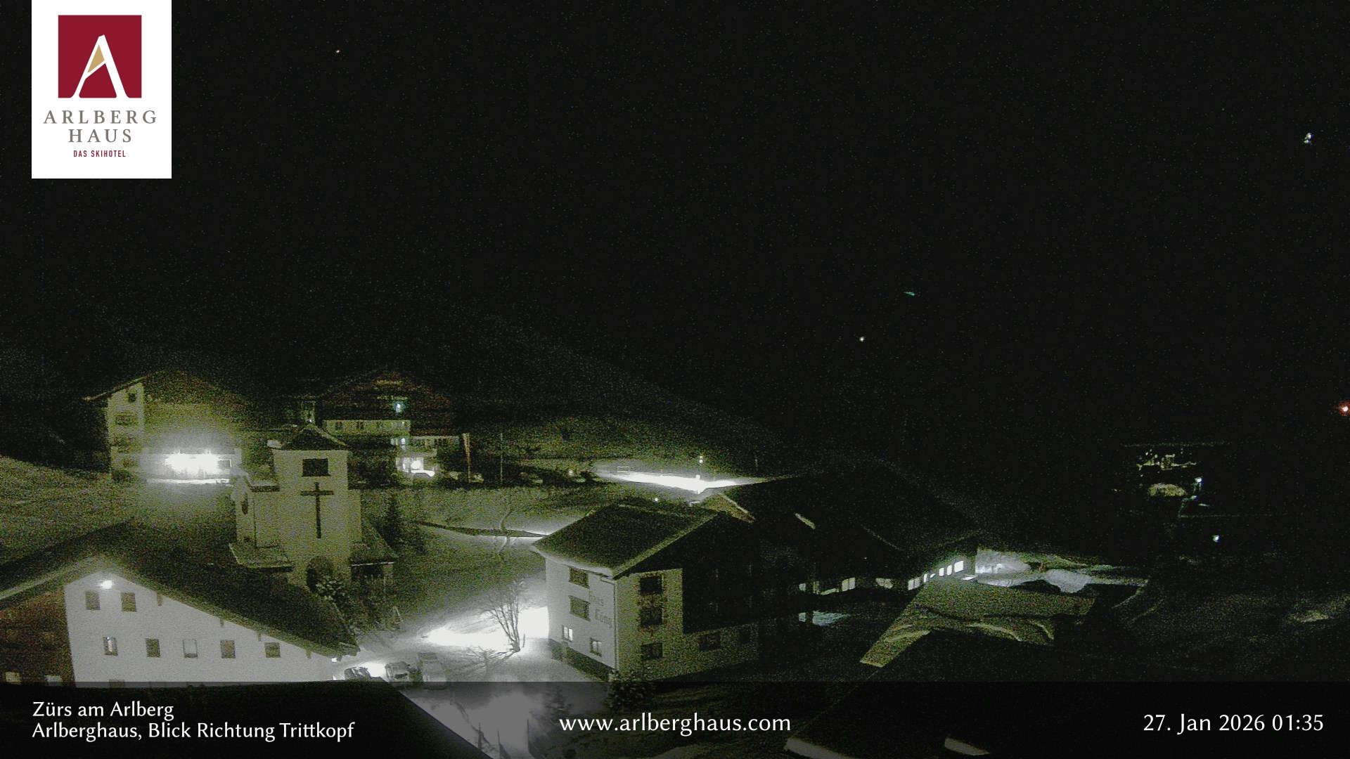 Archived image Webcam Arlberghaus at Zuers