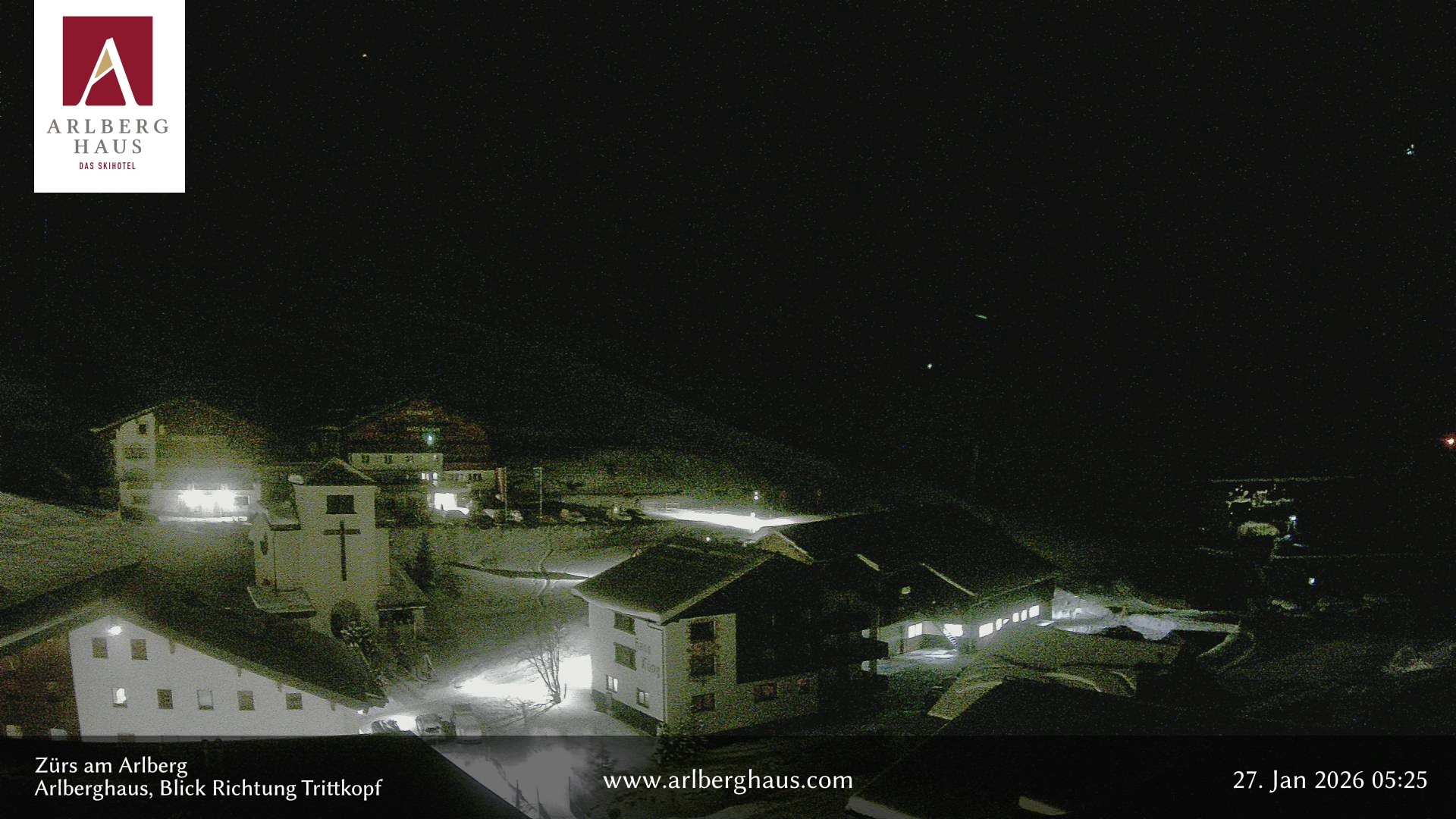Archived image Webcam Arlberghaus at Zuers