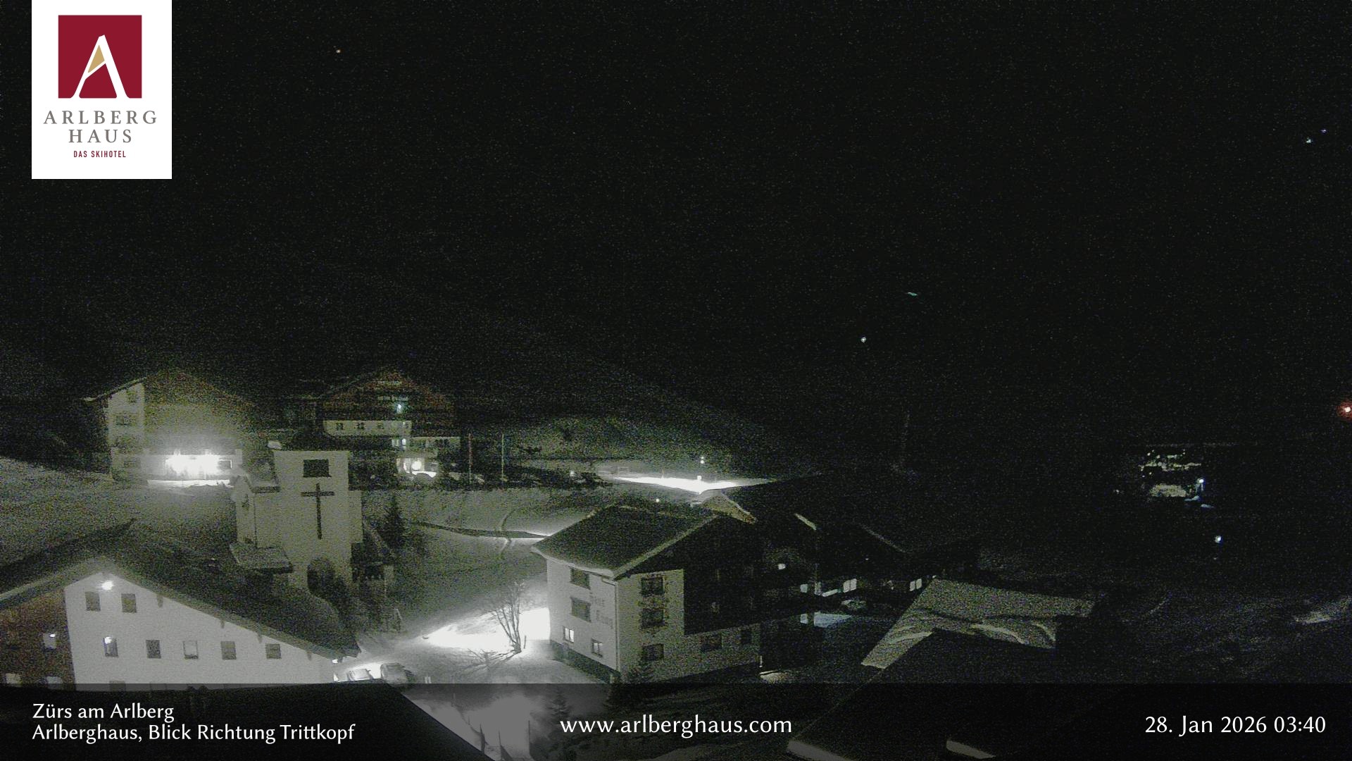 Archiv Foto Webcam Zürs: Hotel Arlberghaus