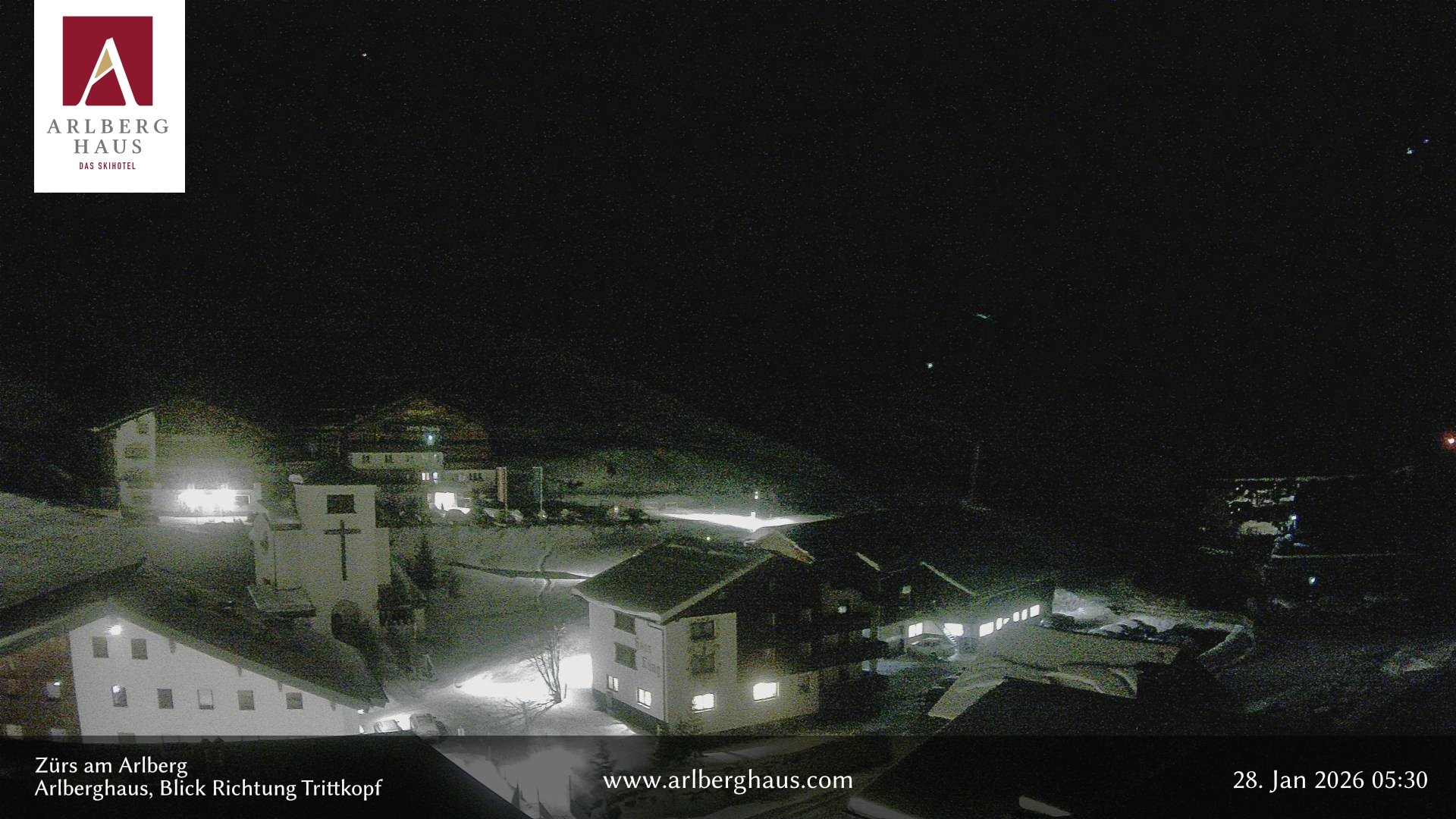 Archiv Foto Webcam Zürs: Hotel Arlberghaus
