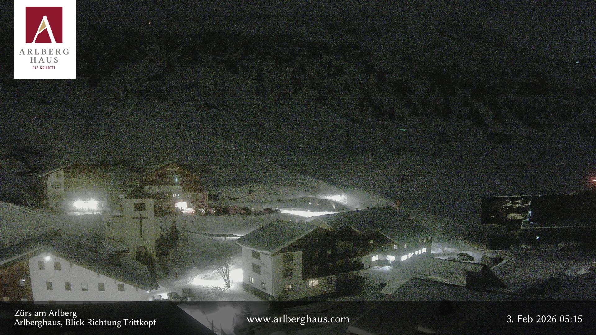 Archiv Foto Webcam Zürs: Hotel Arlberghaus