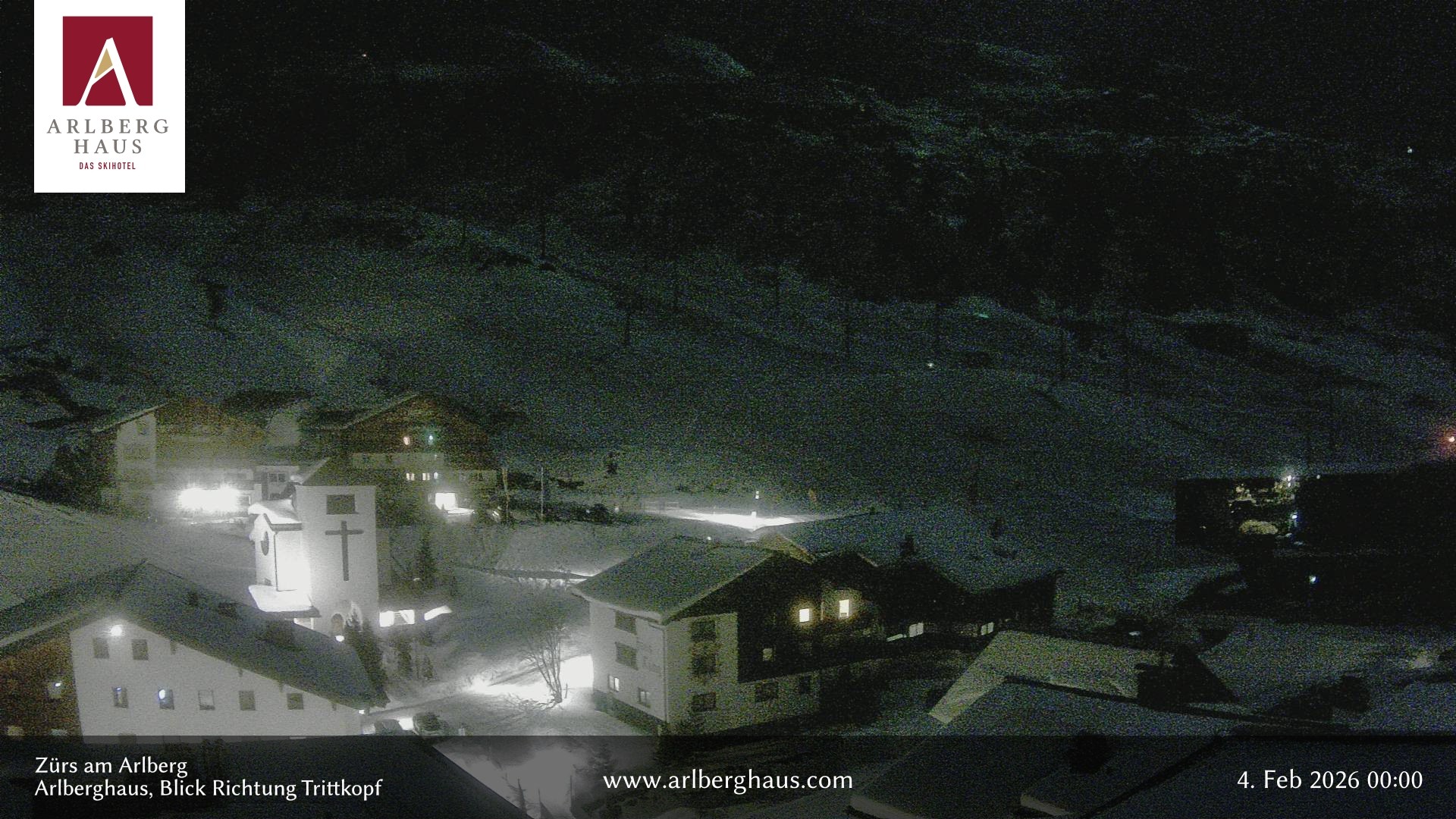 Archiv Foto Webcam Zürs: Hotel Arlberghaus