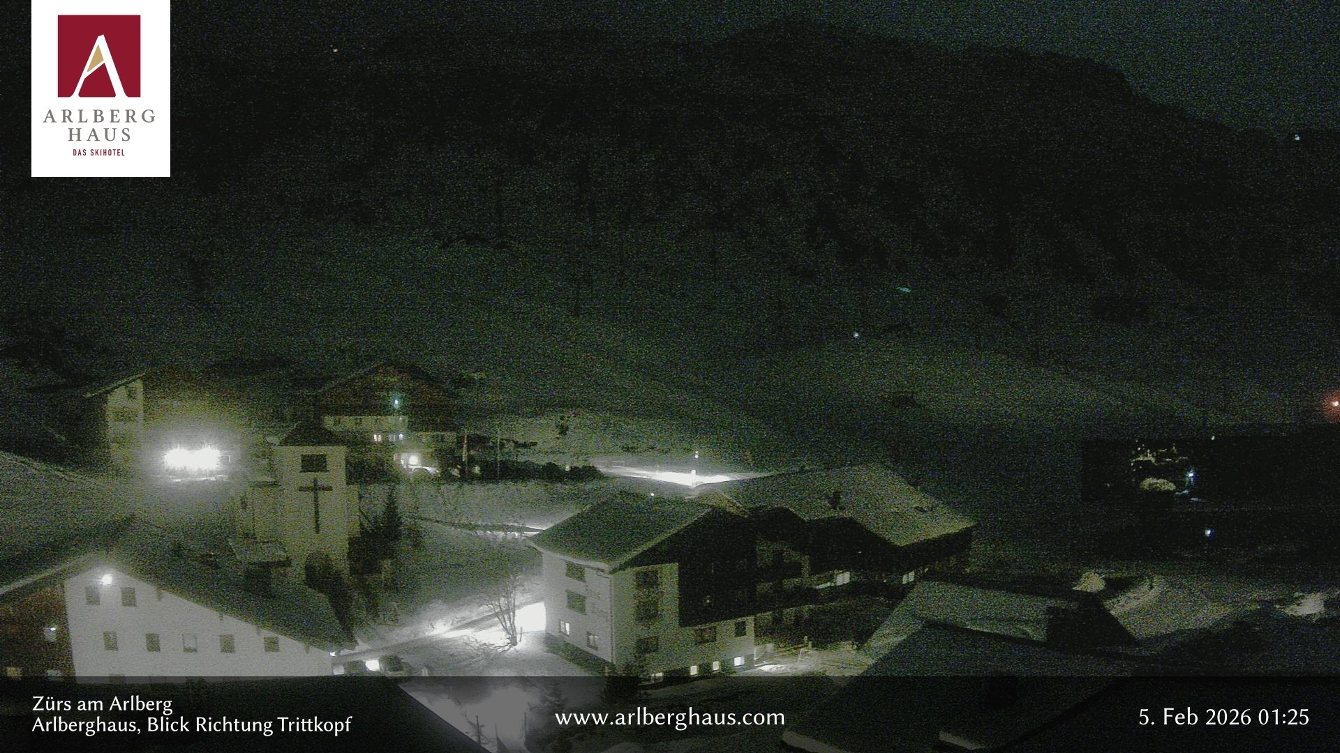 Archiv Foto Webcam Zürs: Hotel Arlberghaus