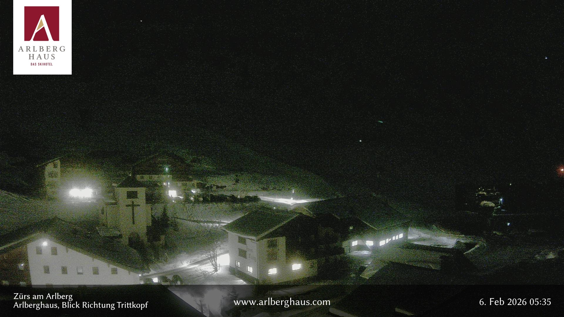 Archiv Foto Webcam Zürs: Hotel Arlberghaus