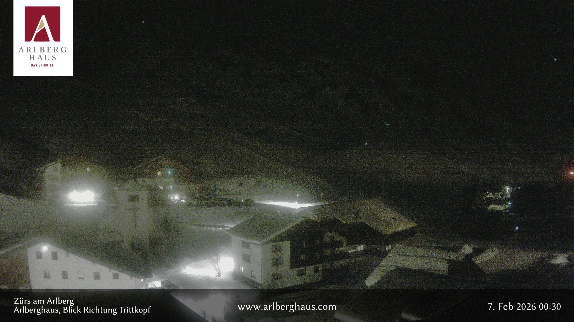 Archived image Webcam Arlberghaus at Zuers