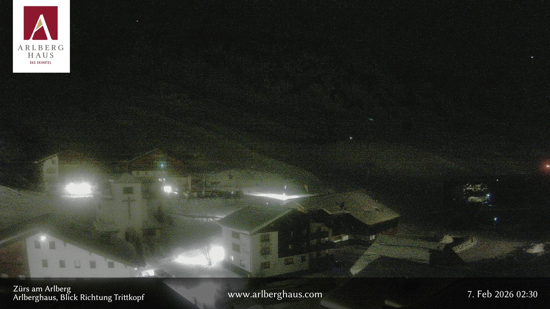 Archived image Webcam Arlberghaus at Zuers