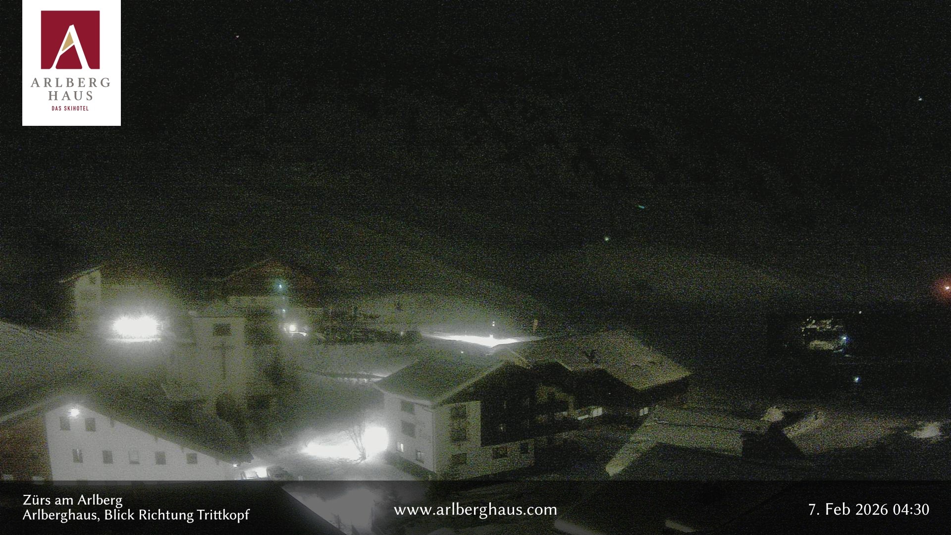 Archived image Webcam Arlberghaus at Zuers