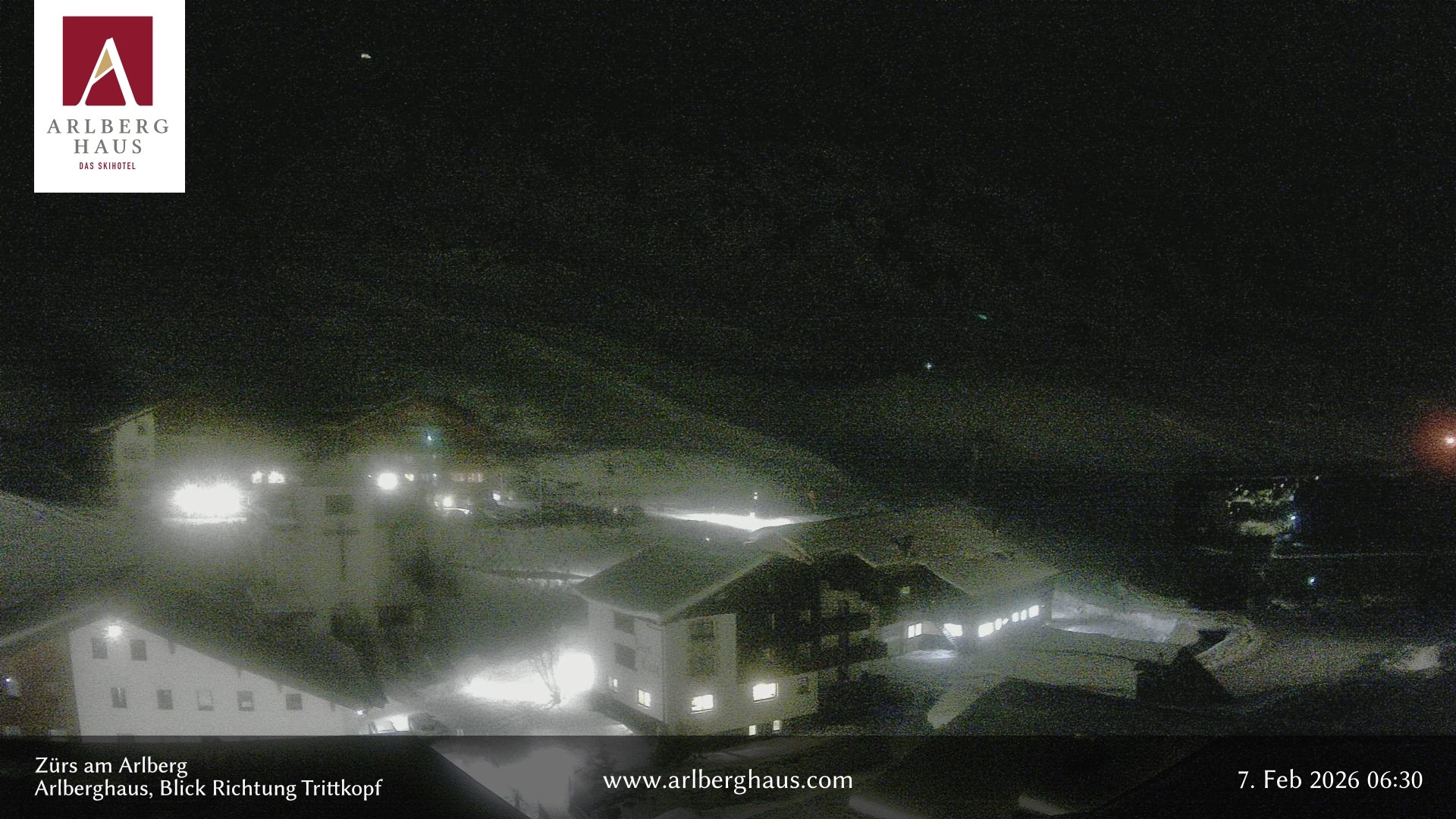 Archived image Webcam Arlberghaus at Zuers