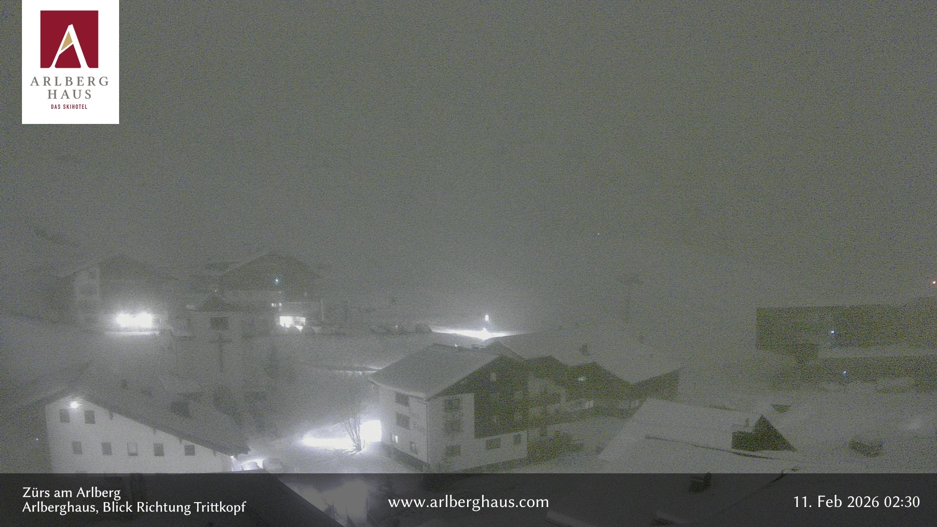 Archiv Foto Webcam Zürs: Hotel Arlberghaus