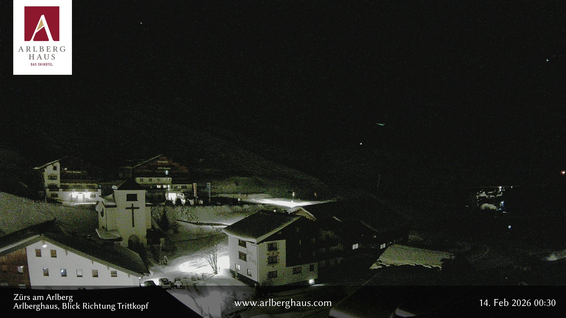 Archived image Webcam Arlberghaus at Zuers