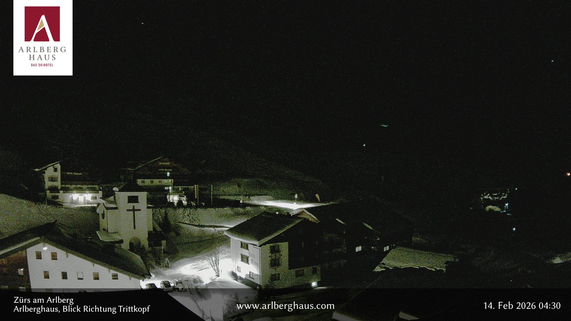 Archived image Webcam Arlberghaus at Zuers