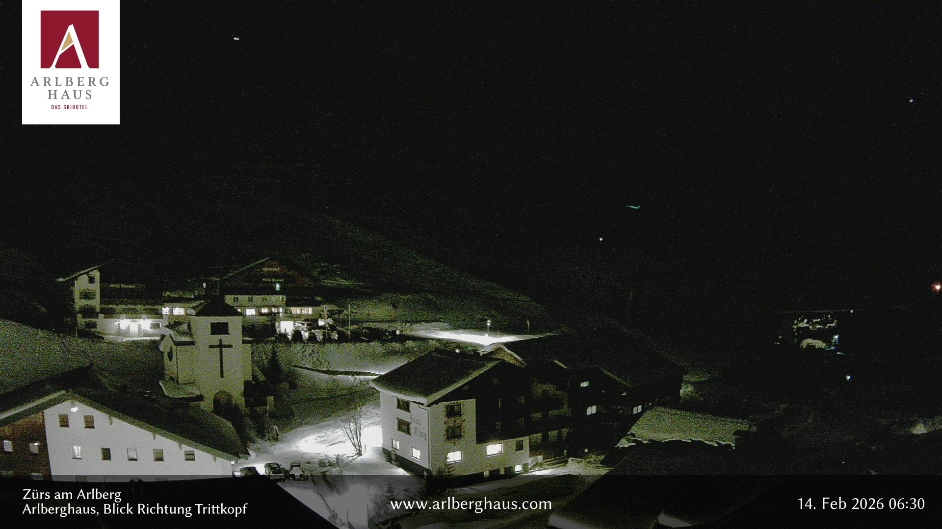 Archiv Foto Webcam Zürs: Hotel Arlberghaus