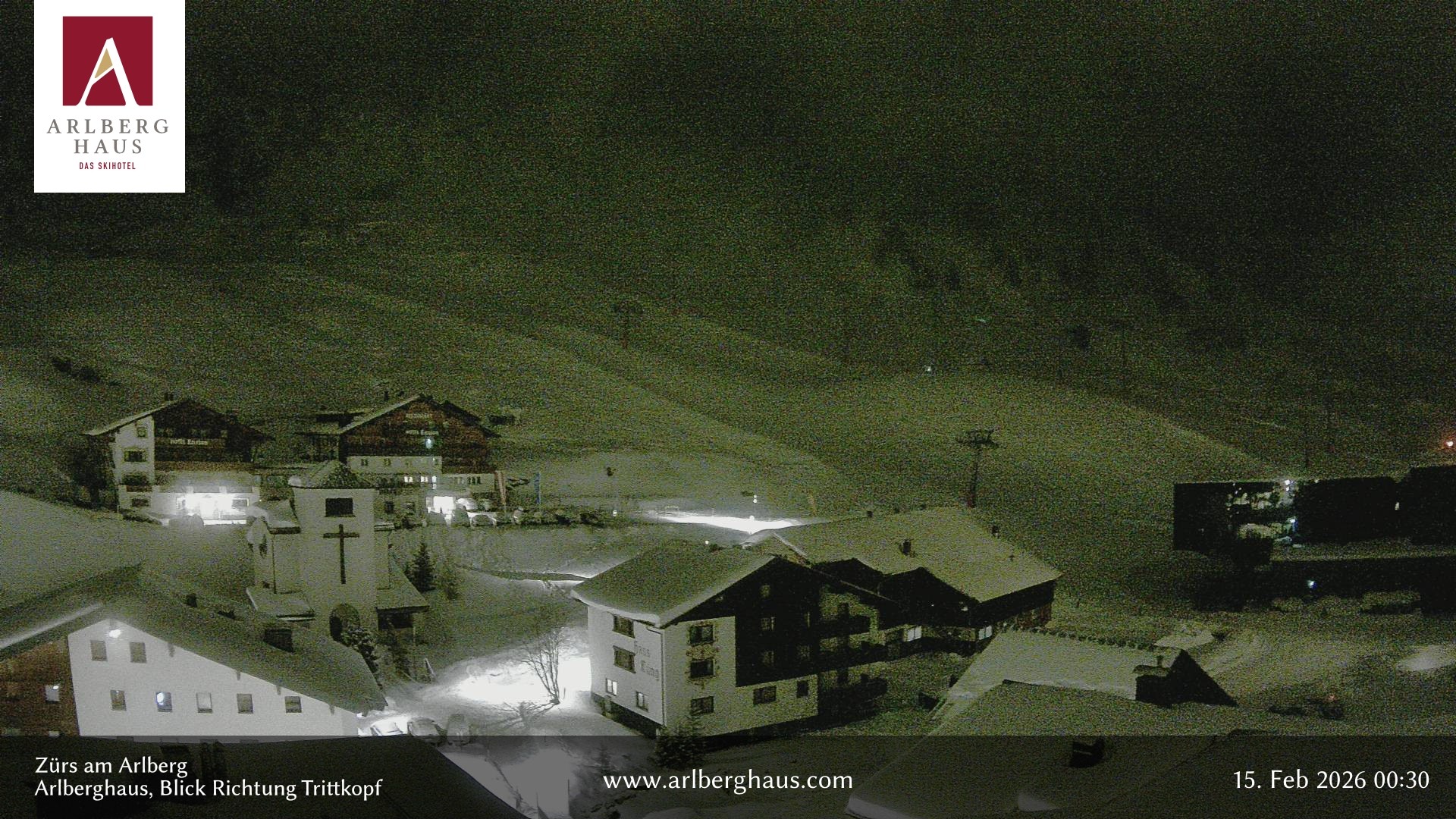 Archived image Webcam Arlberghaus at Zuers