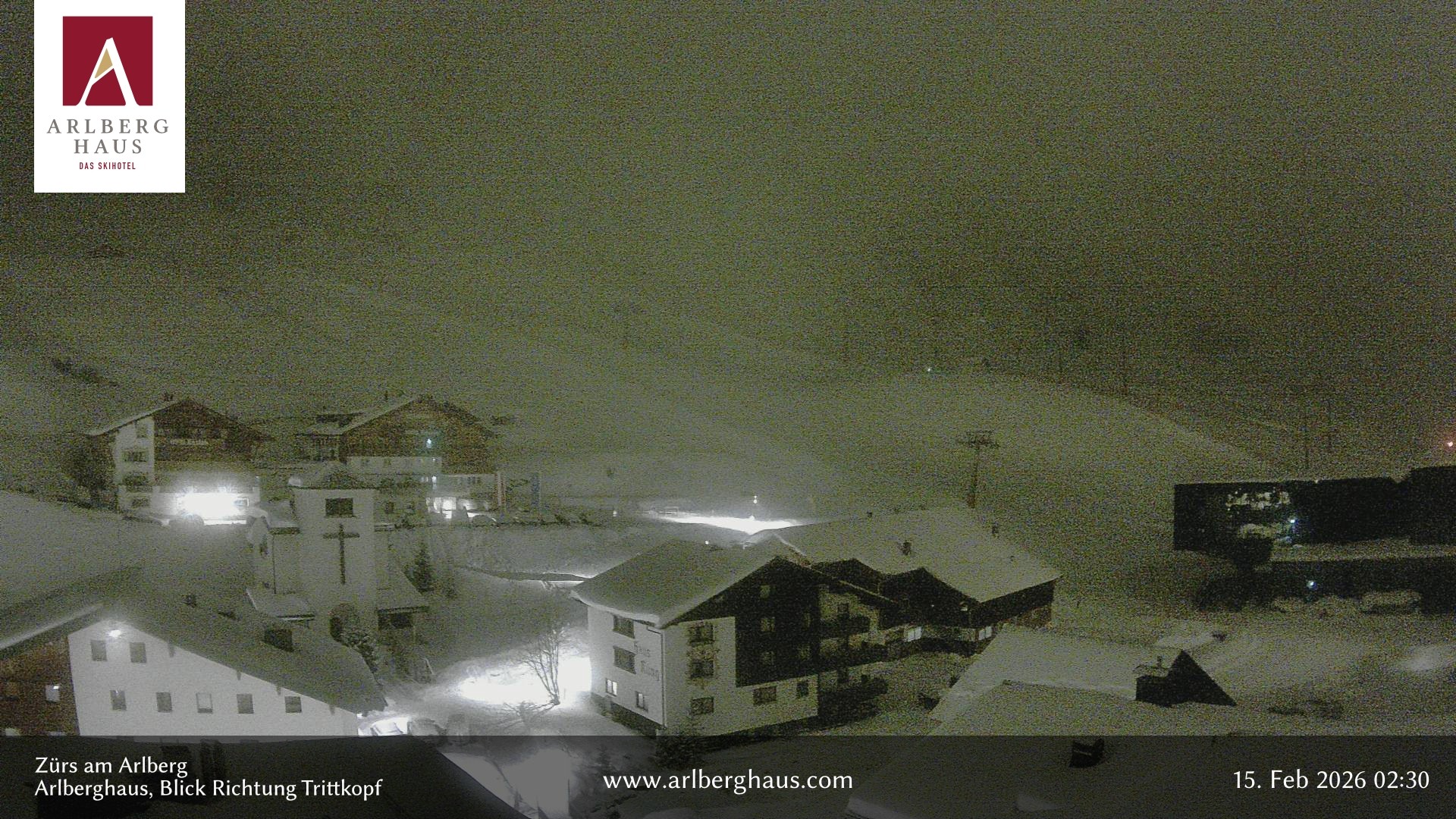 Archived image Webcam Arlberghaus at Zuers