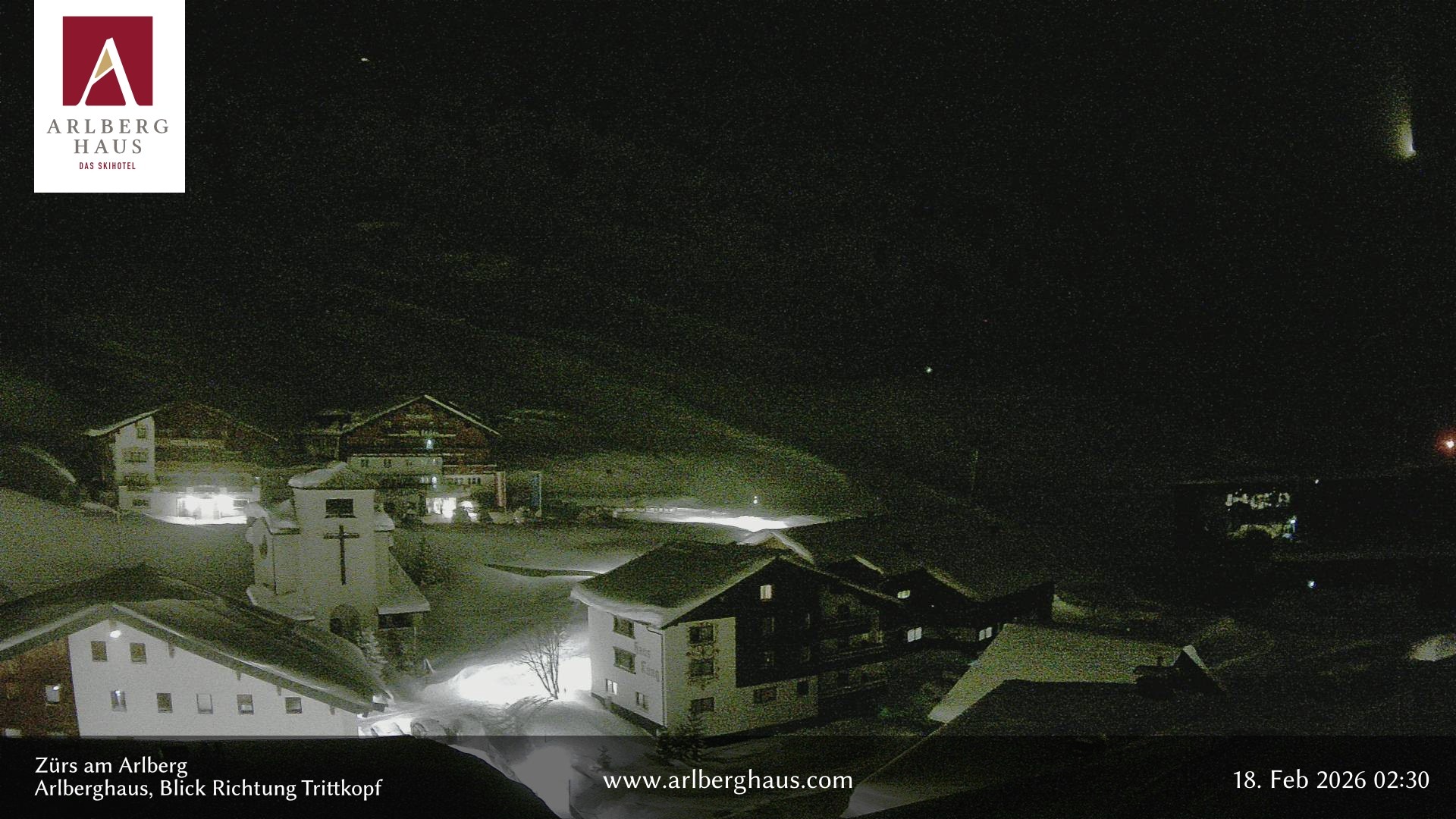 Archiv Foto Webcam Zürs: Hotel Arlberghaus